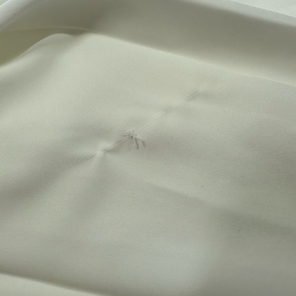 Lulu’s Perfect Vows White,  Lace Bustier Strapless Maxi Dress **see description - Picture 15 of 16